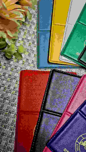 Drivers License Holder (Cowhide Material Hardbound) - Multiple Colors - Gold Embossed Text - Durable Material - Compact Size - Ideal for Travel