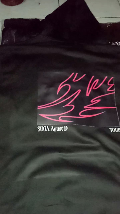 jaket sweater bts suga agust d tour d-day konser hoodie suga