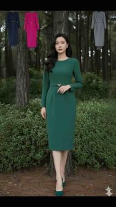 đầm bút chì công sở thanh lịch sang trọng vt93-0925