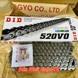 Sên DID 520 - DID 520VO 120ZB - 120FB Oring Color Steel Made in Japan