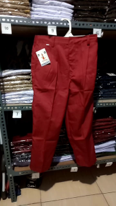 Celana Panjang Warna Hijau Seragam Sekolah MI Pinggang Karet Elastis Saku Samping Bahan Drill Halus Licin dan Tidak Kasar Dipakai Termurah 2025