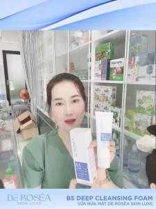 SỮA RỬA MẶT B5 dưỡng ẩm ngừa mụn De rosea ( sp mới BSHoa)