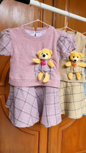 Two Mix - Setelan Bayi Perempuan Boneka Lucu - Baju Set Bayi Cewek 6-18 Bulan NN790 NN788 NN791