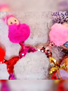 GANTUNGAN KUNCI BABY EKOR IKAN DUYUNG / GANTUNGAN KUNCI IKAN DUYUNG / GANTUNGAN TAS / GANTUNGAN KUNCI UNIK DAN LUCU - 1PCS / BMR-7825