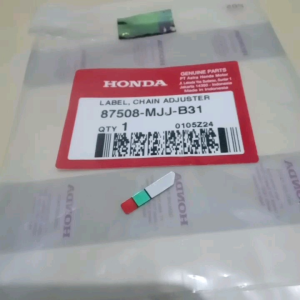 sticker stiker label chain adjuster tanda stelan rantai cbr 250rr k64 cbr 250rr k64j new cbr 250rr k64N original honda