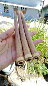 once pipa kayu Cendana wangi kombinasi kemuning gading 15 cm B84