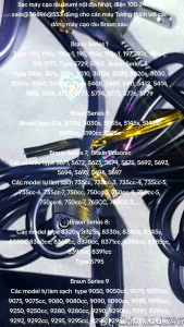 Sạc máy cạo râu Braun Nhật điện 100-240 volt zalo@34696@553 dùng cho các máy Tương thích với các dòng máy cạo râu Braun sau:  Braun Series 135789 Type  190 190s 190s-1 195 195s 195s-1 197 197s 197s-1 199 1775. Type 5729 5743