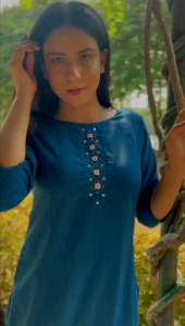 (PRE ORDER) NEW LAUNCHING HOT SELLING SMART SUMMER STRAIGHT KURTI WITH HANDWORK  (ETA:- 8 DAYS)