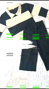 Setelan Salur Cargo Kerah Anak Perempuan Untuk Usia 1-12 Tahun//Setelan Anak Perempuan//Setelan Anak//Set Salur Kerah//Set Celana Cargo