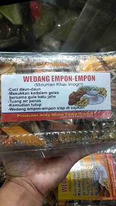 Wedang empon-empon - minuman rempah spesial Imogiri - minuman herbal penghangat tubuh - produk kualitas premium - ekstra Gula batu