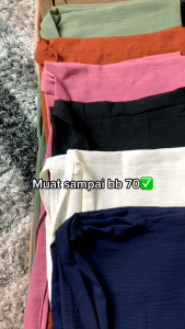 Rok Lilit Ikat Crinkle Airflow/Skrit Polos Rok Simpel