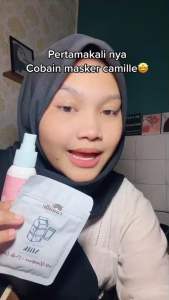 Camille Beauty Masker Wajah 25gr Face Mask Camille Beauty BPOM Wash Off Mask Camille Original
