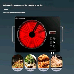 ELECTRIC 3500W TOUCH CONTROL STOVE INDUCTION HEATING RADIANT INFRARED COOKER