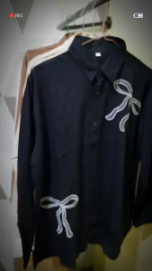 GLAUDY KEMEJA ATASAN BORDIR PITA TWILL PREMIUM