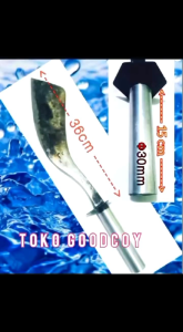 Pedang Sawah pisau baja per tebang pohon dengan gagang besi anti copot