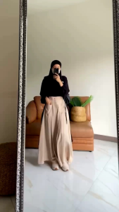 NOIR SKIRT || Rok Lebar Kain Tazakka