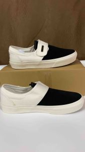 Giày Slip On Van.s Khoá Dán Đen Trắng Khoá Caro Nam Nữ