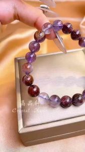 【现货】 💰 9MM 紫幽灵手串Amethyst Phantom Quartz Bracelet｜ 升职加薪 ✦ 贵人相助 ✦ 事业顺利 ✦ 好运滚滚来｜✦