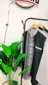 Baju koko bigsize bahan katun halus size besar (2xl-6xl) baju koko motif bordir bagus halus size 2xl 3xl 4xl 5zl 6xl bajukoko cocok untuk #ramadhan2025 Muslim Pria Dewasa Panjang Nyaman Lembut  Toyobo