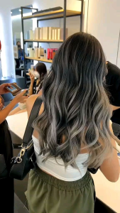 Krim pewarna rambut Hair Dye Color Cream 100ml and hair tools Low Ammonia Ash Grey Dye Hair Set Post Today Saloon Profession Hair Color Original