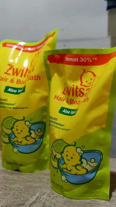 Refiil Zwitsal Baby Bath 2 In1 Zwitsal Hair & Body Bath Isi Ulang Sabun Mandi / NAHISA1