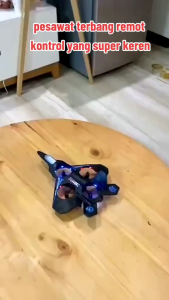 Rc pesawat tempur 4 baling2 drone