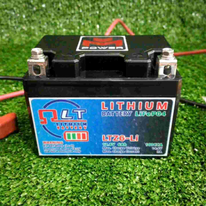 แบตเตอรี่ลิเธียม 12.8V 6Ah 95-100cca (แบบขั้วโปร่ง) สำหรับรถจักรยานยนต์ มอเตอร์ไซค์ โดยเฉพาะ ภายในมีวงจร Active Balance ขนาด 1.5A  ใช้สต๊าทรถจักรยานยนต์ขนาด 50 - 200cc. ได้ทุกประเภท