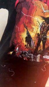 (Ready Stock) T-shirt Manowar - Kings Of Metal - Baju Band - TBMW01D