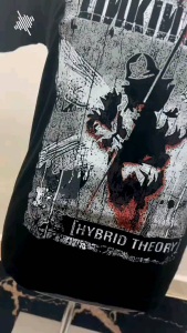 (Ready Stock) T-shirt Linkin Park - Hybrid Theory - Baju Band - TBLP01D