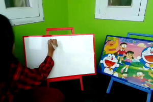 Papan Tulis Belajar Anak White Board & Penyangga