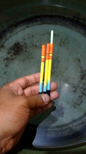 Pelampung pancing Busa sepon Bentuk rokok 10cm bisa di pasang setarlite  type B1| 10 pcs