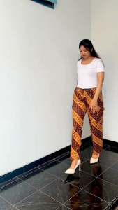 CELANA BOIM BATIK DEWASA/CELANA BATIK DEWASA ANAK BETAWI/CLN BATIK COWOK CEWEK PUTIH&COKLAT TERBARU