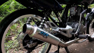 Slincer Dos Kompetisi Sarangan Setengah Panjang 25 Inlet 50 mm Suara Gahar