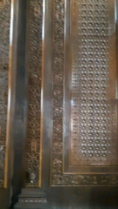 Mihrab Mimbar Pintu Nabawi Ukir Jati Kaligrafi Kaffa Jati Furniture