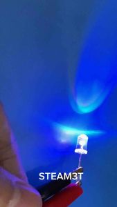 SHIP ĐƠN TỪ 20K - Đèn LED Bóng LED 7 màu 3V  hai chân nhấp nháy chậm đầy màu sắc 5 mm/F5 độ sáng cao LED RGB - LK0061