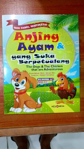 BUKU SERI FABEL INSPIRATIF ANAK VERSI TERBARU BILINGUAL 2 BAHASA FULL COLOUR