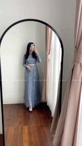 Dress Pesta - Dress Premium - Dress Sage - Dress Biru - Dress Maroon - Gamis Pesta - Gamis Premium - Gamis Lebaran