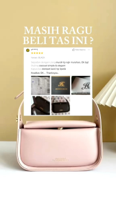 JIMS HONEY - Kindy Minibag Tas Selempang Wanita (FREE BOX)