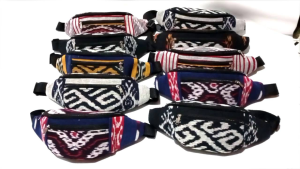 TAS PINGGANG / TAS SELEMPANG / WAISTBAG TENUN ETNIK FULL MOTIF