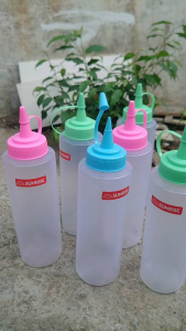 6PCS botol mayonaise 400ml/botol kecap/botol saos/tempat sambel