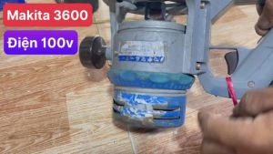 Máy phay gỗ Makita - hàng bãi Nhật dùng điện 100-110Volt mũi cốt 12mm