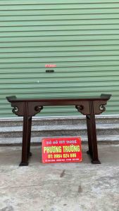 bàn 41x1m24 cao 80cm gỗ lim Nam phi