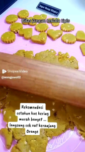 Cetakan Kue Nastar Taiwan Bentuk Love /Ring Cutter /Cookies Bento Motif Love Hati /Cetakan Kue Kering 4 cm X T1.5 harga 1lusin 12pcs