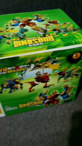 Mainan Anak Sembo Block World Dinosaurs DIY Robot Megazord Dinosaurus Brick Bongkar Pasang