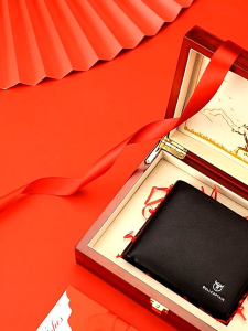 Ví nam da bò cao cấp chính hãng bóp da nam hàng hiệu BULLCAPTAIN Fashion Style Leather Billfold Men Wallet fullbox