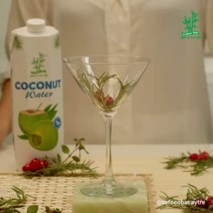 Nước dừa tươi 1L hiệu Ba Cây Tre nguyên chất không chất bảo quản