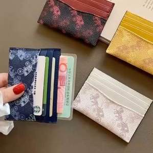 Fashionkaki Dompet Kad Lelaki Perempuan Beg Duit Pemegang Kad Kulit Tinggi Ultra-Thin Pattern Card Holder Wallet Purse 555