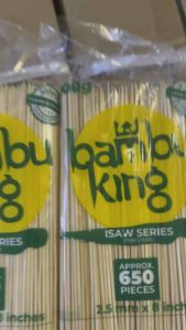 BBQ/ISAW STICK THIN (8’x2.5MM) 1/2KG 500G APPROX 650PCS