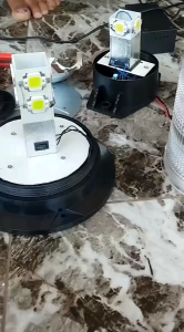 LAMPU ROTARY BLITZ RAKITAN JUMBO SERI H 2MODE 2X KEDIP  12VOLT 24VOLT LEBIH TERANG LEBIH JELAS