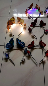 Bando Led kupu-kupu cocok untuk Anak dan Dewasa bisa untuk hariankarnaval dan takbiran..